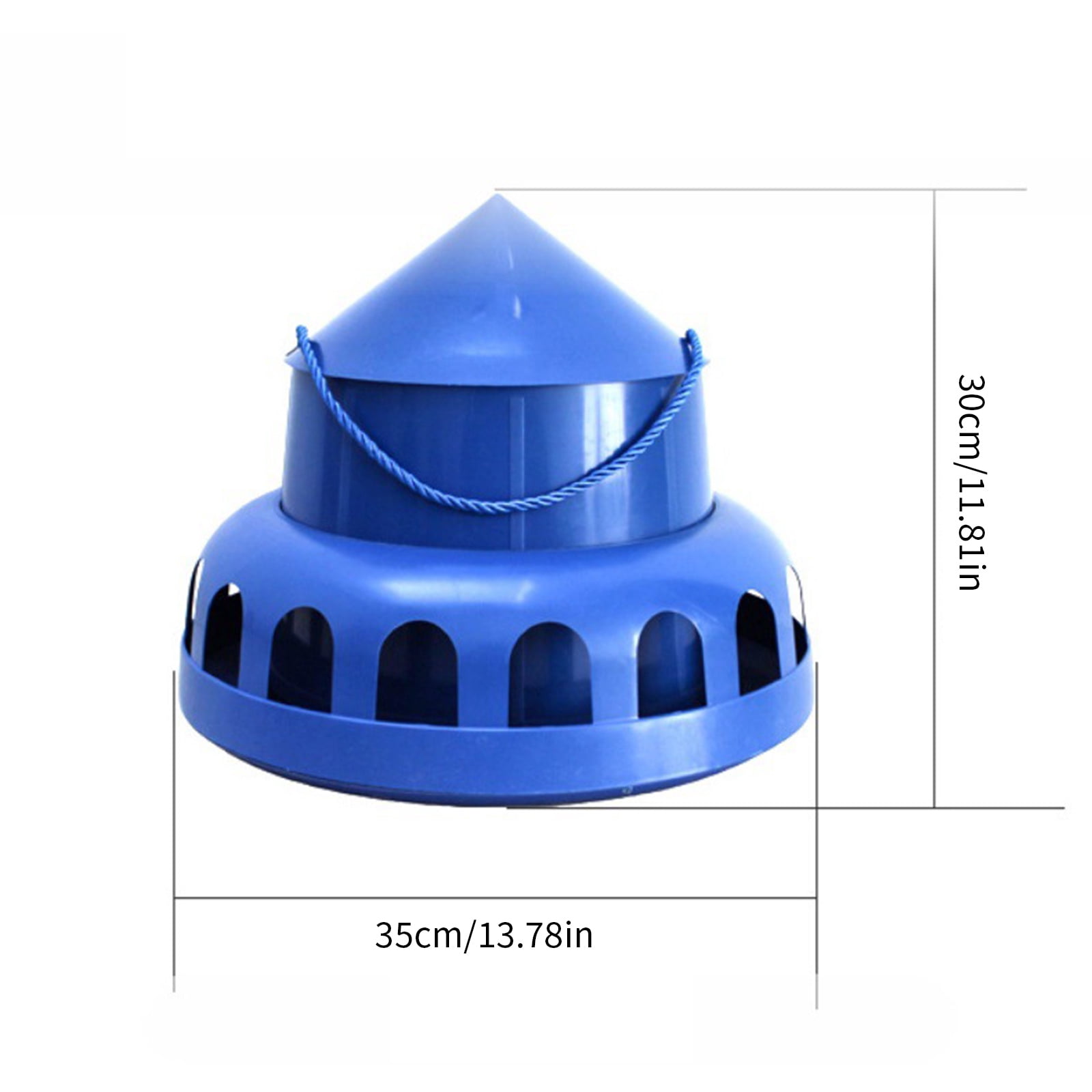 Automatic Pigeons Feed Dispenser LeakProof Bird Feeder for Efficient Feeding Reduces Waste Poultry Coops Feeding Device