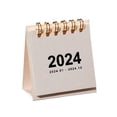 thumbnail image 2 of Calendario de escritorio 2024, cubiertas de calendario, calendario de encuadernación con doble alambre para planificar la organización del programador, 2 of 8