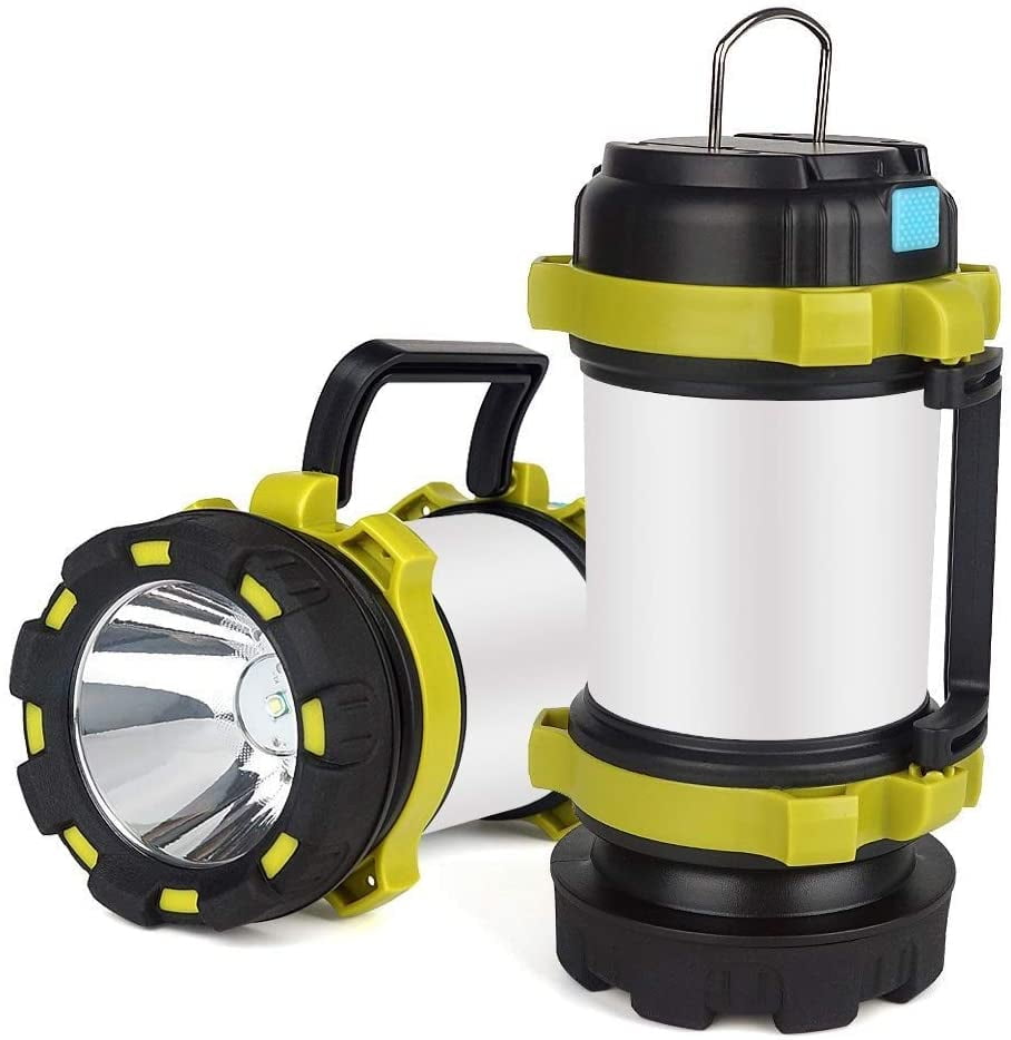 LIVABIT Rechargeable LED Camping Lantern with 6 Modes, High Brightness