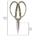 thumbnail image 4 of JubileeYarn Crane Motif Large Embroidery Craft Scissors - Bronze - 10 Pairs, 4 of 6