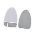 thumbnail image 4 of 2 piezas Mini tablero de planchado de Anti Steam Mitten Guantes portátiles portátiles para vaporizador de prendas de ropa para collar de puños cabeza ovalada, 4 of 8