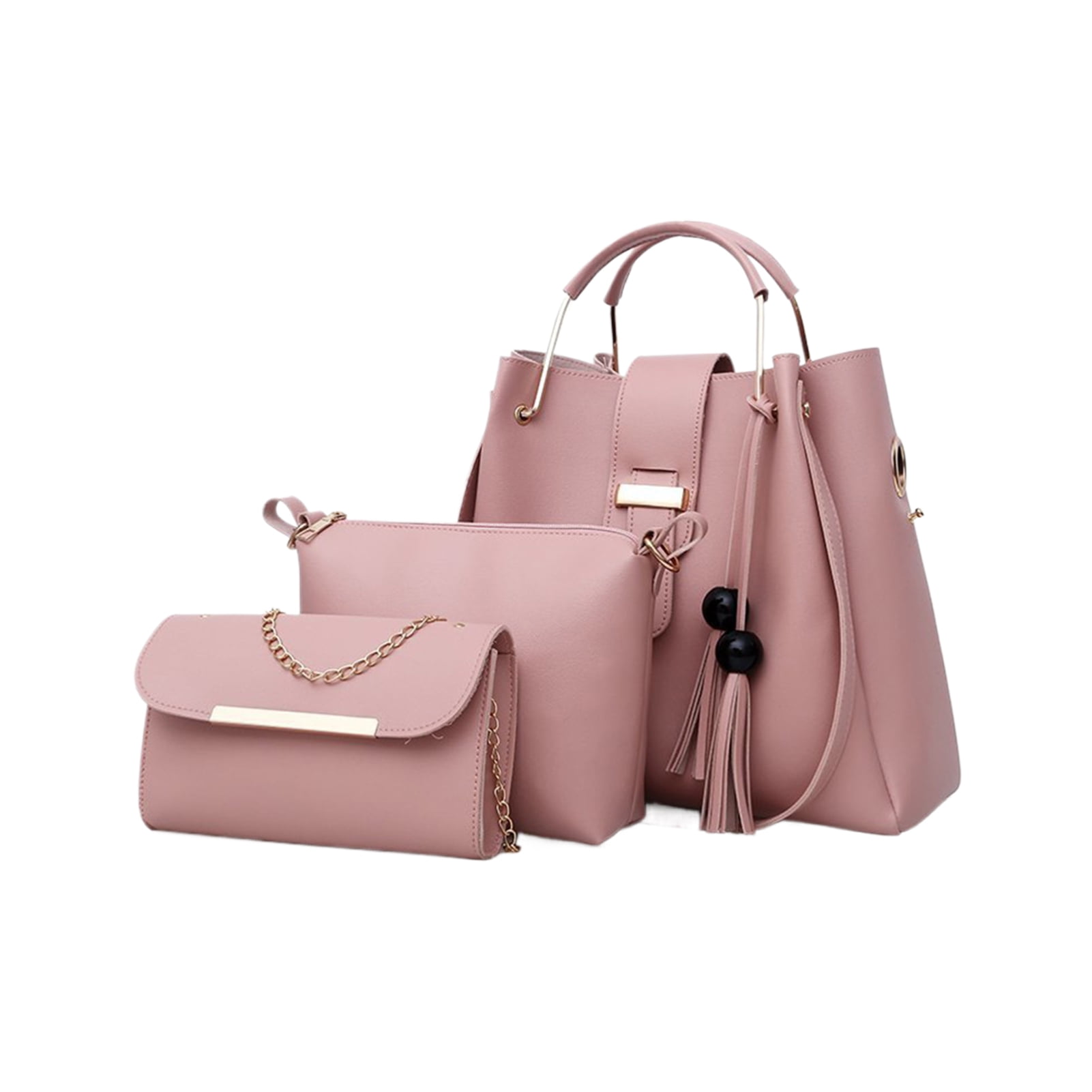 maskred 3x Luxurious Tote Bag For Ladies Elegant And Timeless Compact Durable Timeless Bags For Women Purse pink Walmart