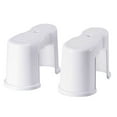 thumbnail image 1 of Miangastore 2Pcs Home Anti-skid Toilet Footstools Bathroom Plastic Toilet Stepping Stools, 1 of 8