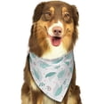 thumbnail image 6 of Goofa Leaf Print Green Printing Dog Bandana ,Cat Scarf Adjustable Bib Handkerchief Accessories for Dogs Cats,Pet scarf,Pet fashion, 6 of 6