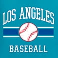 thumbnail image 6 of Wild Bobby City of Los Angeles LA Baseball Fantasy Fan Sports Men's T-Shirt, Light Turquoise, Large, 6 of 6