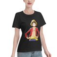 thumbnail image 2 of Women's Basic Short Sleeve T-Shirt One Piece Luffy, 2 of 6