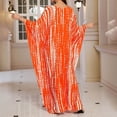 thumbnail image 4 of Riforla Robe de Plage pour Femmes Grande Taille Kaftan Robe Col en V Manches Chauve-Souris Imprimé Floral Protection Solaire Robe Orange Taille Unique, 4 of 7