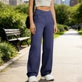 thumbnail image 6 of RYDCOT Women's Yoga Pants with Pockets High Waist Elastic Comfortable Fitness Yoga Workout Pants for Women Navy, 6 of 9