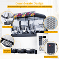 thumbnail image 5 of Aoile 3-Tank Commercial Slushy Machine 11.9 Gal, 860W Stainless Steel Frozen Drink Margarita Smoothie Maker, 5 of 7