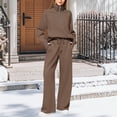 thumbnail image 2 of ZJXFGS Automet Hoodie,Hoodie Set for Women,Women's Two Piece Loungewear,Plus Size Two Piece Sets for Women,Airport Outfits for Women 2025,Comfort Sets for Women,Sweat Pant Sets for Women,Coffee,S, 2 of 3
