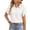 Z03#White, variant on Women Tops Ladies Casual Summer Shirts Women V-neck Shirts Fashion Solid Color Long Sleeve Turndown Collar Button Blouse Top