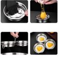 thumbnail image 5 of Uf de Cuisson en Forme de Cœur en Acier Inoxydable Moule Moule à Oeuf de Cuisine, 5 of 5