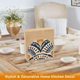 thumbnail image 6 of Yayeee Napkin Holder for Table Set of 2 Kitchen Paper Tissue Organization, Orange Art Pattern, 6 of 8
