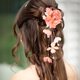 thumbnail image 3 of Pinza para el cabello con borlas de flores, pinza para el cabello con diseño floral, pinza para el cabello estilo chino, tocado de novia, 3 of 7