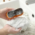 thumbnail image 6 of Laundry Stain Brush, Multicolor Silicone Scrubber, 2-Sided Laundry Stain Remover Brush, Soft Silicone Scrubber for Delicate Fabrics, Hand Washing Clothes & Garment Care Tool, 6 of 9