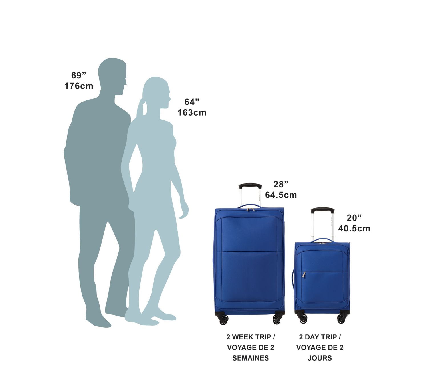 Ensemble de 2 valises souples JetStream®