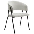 thumbnail image 5 of Side Dining Chair, Set of 2, Black, Fabric, Bar Pub Cafe Bistro Dining Kitchen Hospitality Restaurant, Modern Contemporary, HB37470, 5 of 10
