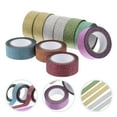 thumbnail image 6 of WRISTBIQUE Decorative Tape Washi Tapes for Students Assorted Color Hand-tearable for Scrapbooks 10pcs, 6 of 10