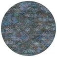 thumbnail image 2 of Addison Rugs Chantille Indoor/Outdoor Traditional Global Teal Washable Round Rug, 8' x 8', 2 of 6
