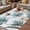 Blue Teal, variant on Teal Blue Tulips Outdoor Rug for Patio/Deck/Porch, Non-Slip Large Area Rug 5 x 8 Ft, Spring Floral Barn Doors Vintage Wood Beige Indoor Outdoor Rugs Washable Area Rugs, Camping Rug Carpet Runner