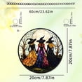 thumbnail image 3 of Tarmeek Halloween Decorations Acrylic Suncatcher Stained Glass Window Hanging Decor Witchy Gifts, Gothic Suncatcher for Windows, Durable Colorful Indoor Outdoor Ornament, 3 of 5