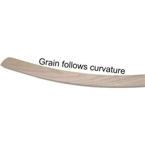 Pair STEAM Bent Oak Rocker Runners 1-3/4" Wide Wood Curved Legs feet bar Chair seat Bench Rocking