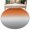 Gray Orange, variant on Burnt Orange Gray Ombre Large Area Rugs for Bedroom Living Room, Soft Non Slip Carpet Bedside Rug, Modern Gradient Abstract Art Round Floor Cover Kitchen Accent Rug 5' for Dining Room/Office