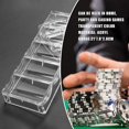 thumbnail image 4 of 10 pcs Professional Acrylic Poker Chips 100 Chip Tray (without lid), 4 of 5