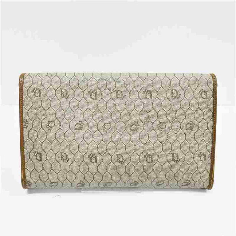 Dior Honeycomb Coated Canvas Monogram Toiletry Pouch - Consigned