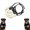 Gold, variant on c Metal Wire Dog Muzzle with PU Leather Straps, Breathable Cage for MediumLarge Breeds, Bite & Bark Prevention