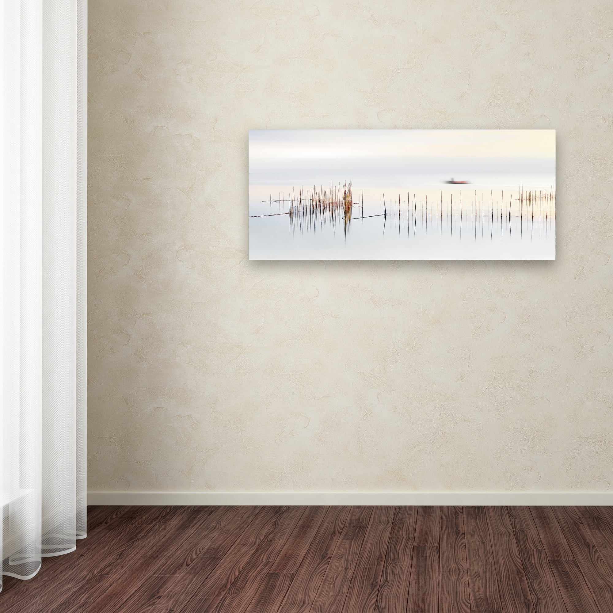 Trademark Fine Art 'The Boat' Canvas Art by Juan Luis Duran