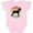AD-Pink, variant on Inktastic Boxer Dog Vintage Silhouette Boys or Girls Baby Bodysuit