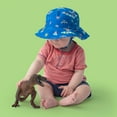 thumbnail image 4 of Flapjacks - Kids Patterned Sun Hat - Dino - Medium, 4 of 5
