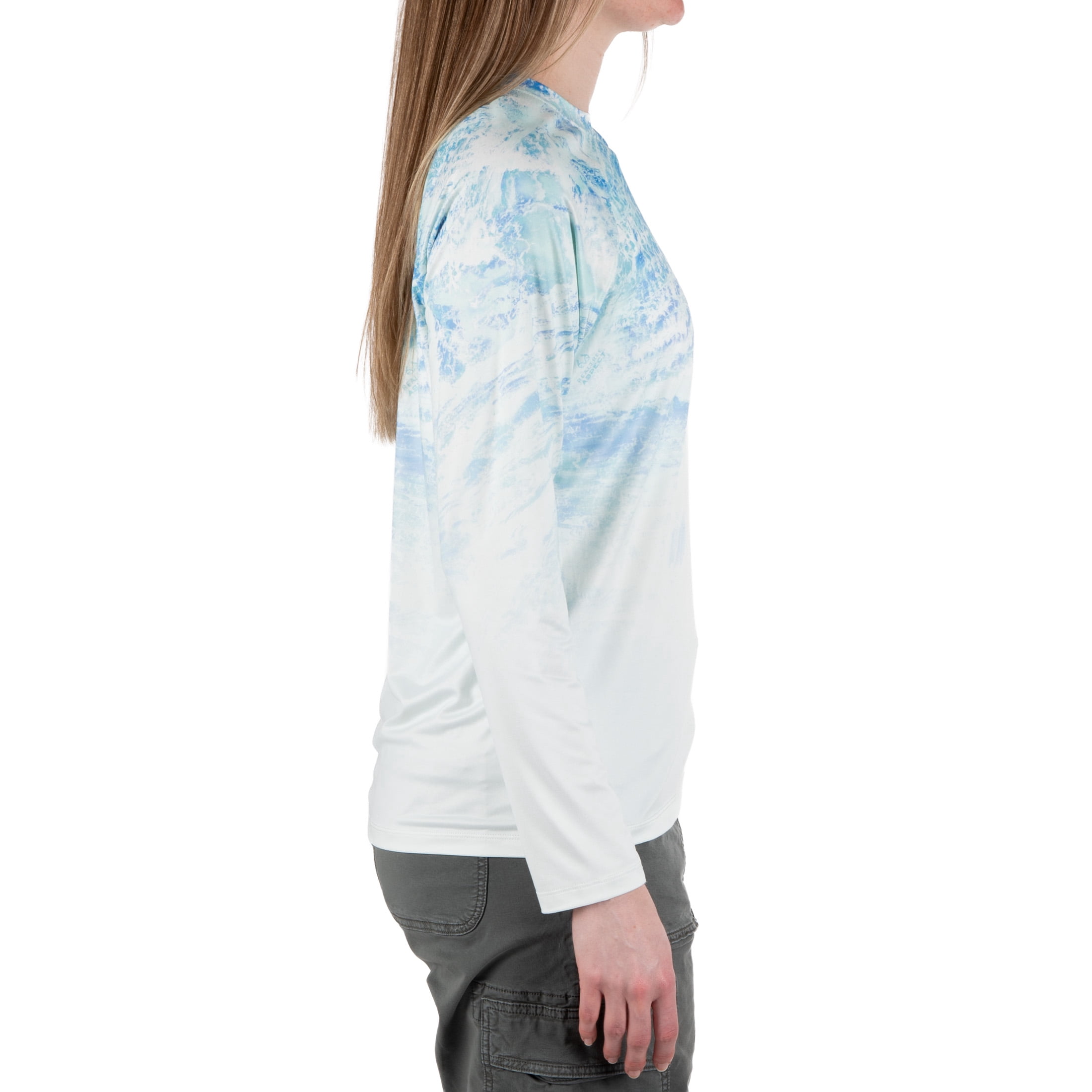 Realtre Ladies Crop Tee, Skylight Ombre, 2XL