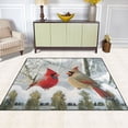 thumbnail image 5 of Ryvnso Cardinals in Winter Area Rug Floor Mats Non-Slip Home Carpet 63 x 48 inch, 5 of 7