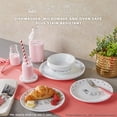 thumbnail image 4 of Corelle Vitrelle Hello Kitty 12-PC Dinnerware Set Service for 3 Triple Layered Glass Anti-Chip Durable Lightweight Plate and Bowl Set, 4 of 5