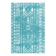thumbnail image 3 of Unique Loom Lennon Collection Area Rug - Zal (6' 1" x 9' Rectangle Turquoise/Ivory), 3 of 7
