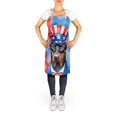 thumbnail image 2 of Carolines Treasures DAC5703APRON 30 x 27 in. Doberman Pinscher Patriotic American Apron, 2 of 5
