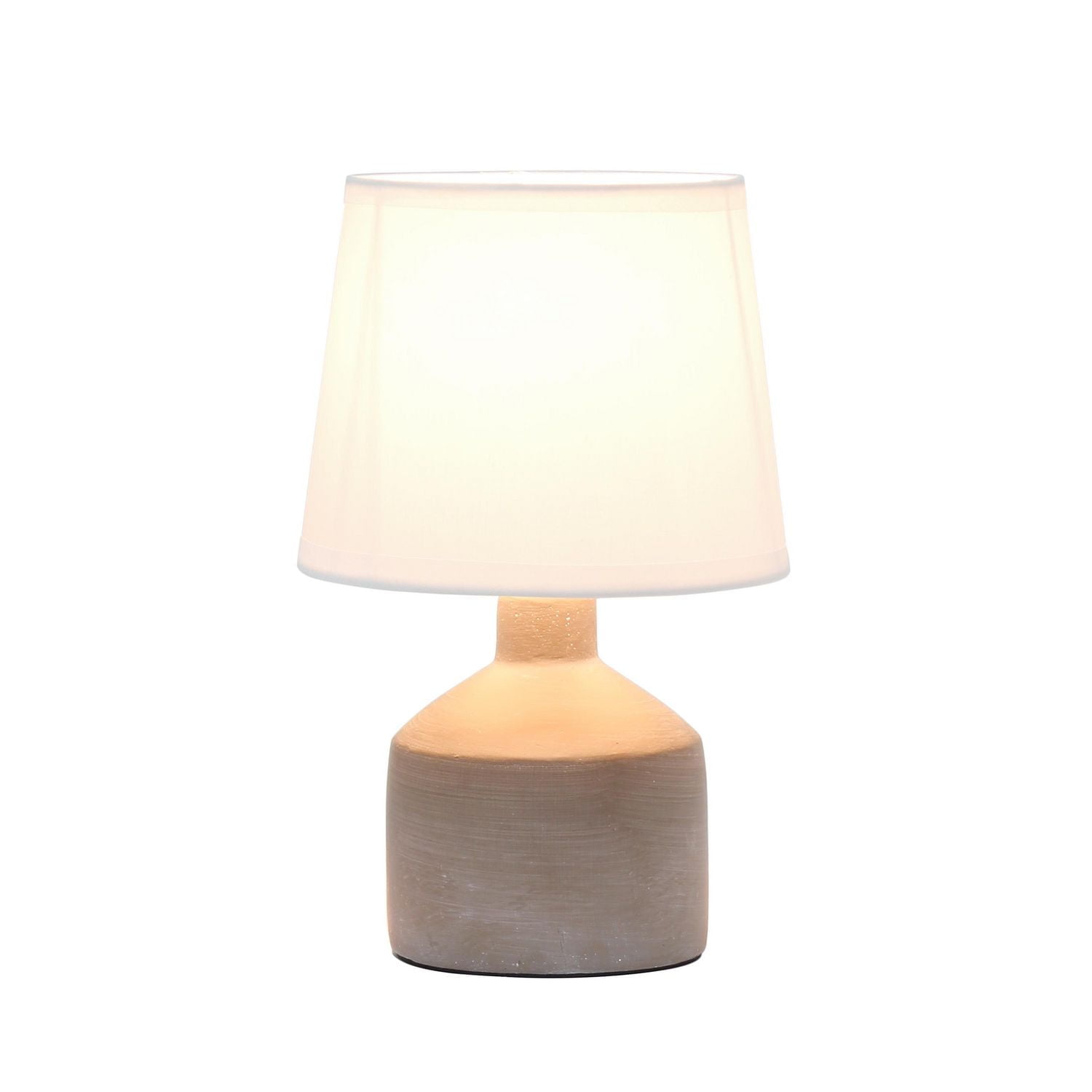 Simple Designs Mini Bocksbeutel Lampe de table en céramique