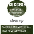 thumbnail image 4 of Inspirational Wall Art Office Motto Decor Quotes Soccer Background Signs Pictures Wonderful Painting Motivational Success Wall Poster or Home Room Office Decor Framed Canvas Prints [12''''W X 18''''H], 4 of 5