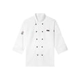thumbnail image 3 of DPOIS Unisex Chef Coat Kitchen Work Uniform Cook Jacket for Men Women White Long Sleeve XL, 3 of 7
