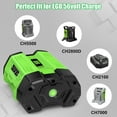 thumbnail image 3 of 56V 7.5Ah Lithium Ion Battery Replacement for EGO BA4200 BA1400T BA4200T BA2800 Compatible with 56V Power Tools (2-packs), 3 of 5