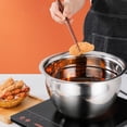thumbnail image 4 of Shisuyan 1 Pce Bol de Rangement en Acier Inoxydable Bassine d'Assaisonnement de Cuisine Bol Multifonction, 4 of 8