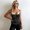 Black, variant on Elegant Everyday Women's Tank Top Slim Fit Backless Camisole with Lace Trim and Polka Dot Pattern for Casual White S