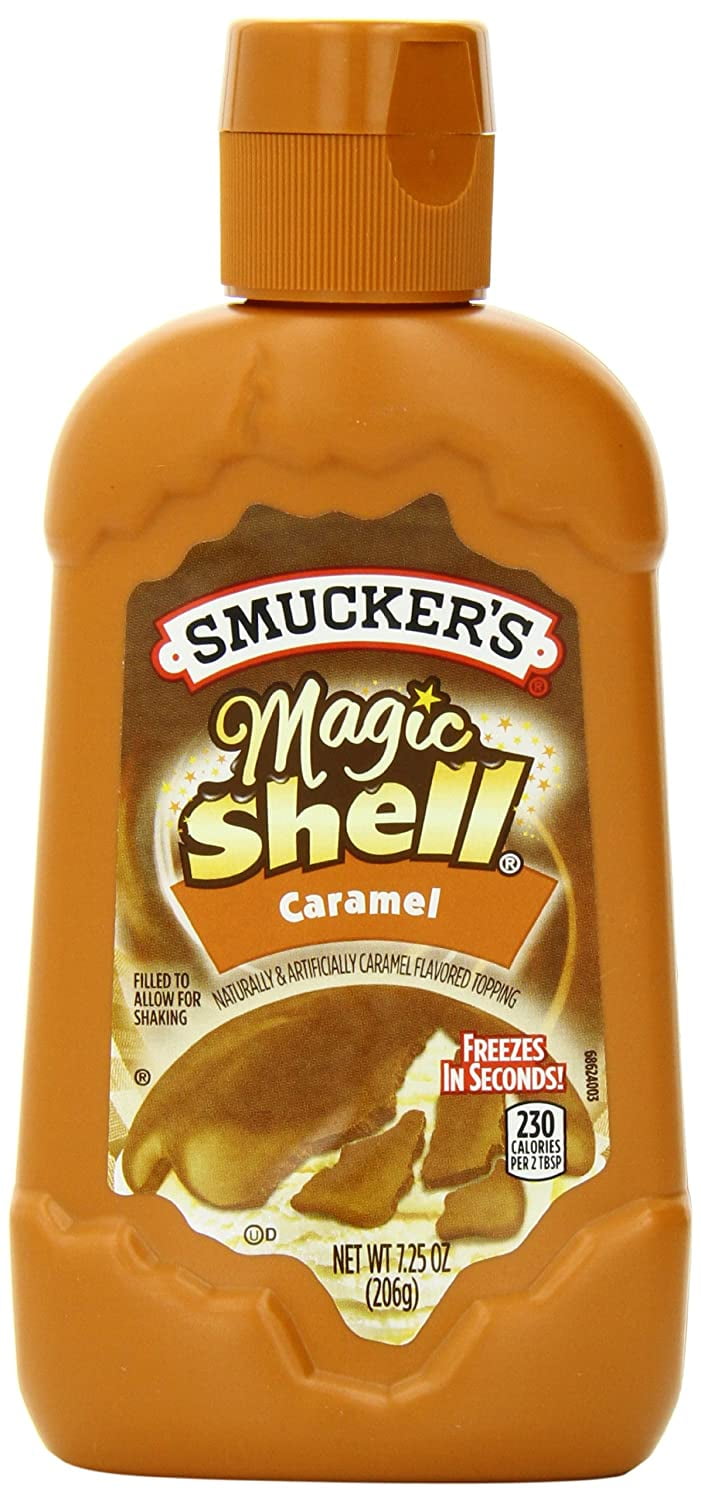 Smuckers Magic Shell Caramel Flavored Topping, 7.25 Ounce