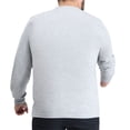 thumbnail image 3 of Men's G-III Sports by Carl Banks Gray Kansas City Chiefs Adaptive Twisted Team Graphics Long Sleeve T-Shirt, 3 of 4