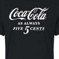 thumbnail image 3 of Coca-Cola - As Always Five Cents - Juniors Cropped Pullover Hoodie, 3 of 5