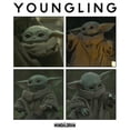 thumbnail image 2 of Junior's Star Wars: The Mandalorian Grogu the Youngling Graphic Tee White Medium, 2 of 3