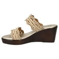 thumbnail image 3 of Easy Street Selva Tuscany Women's Wedge Sandals Color: White Size: 8, 3 of 4