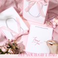 thumbnail image 4 of Bolsas de regalo Silkfly, 12 unidades, color blanco y rosa, 23 x 18 x 8 cm, 4 of 6